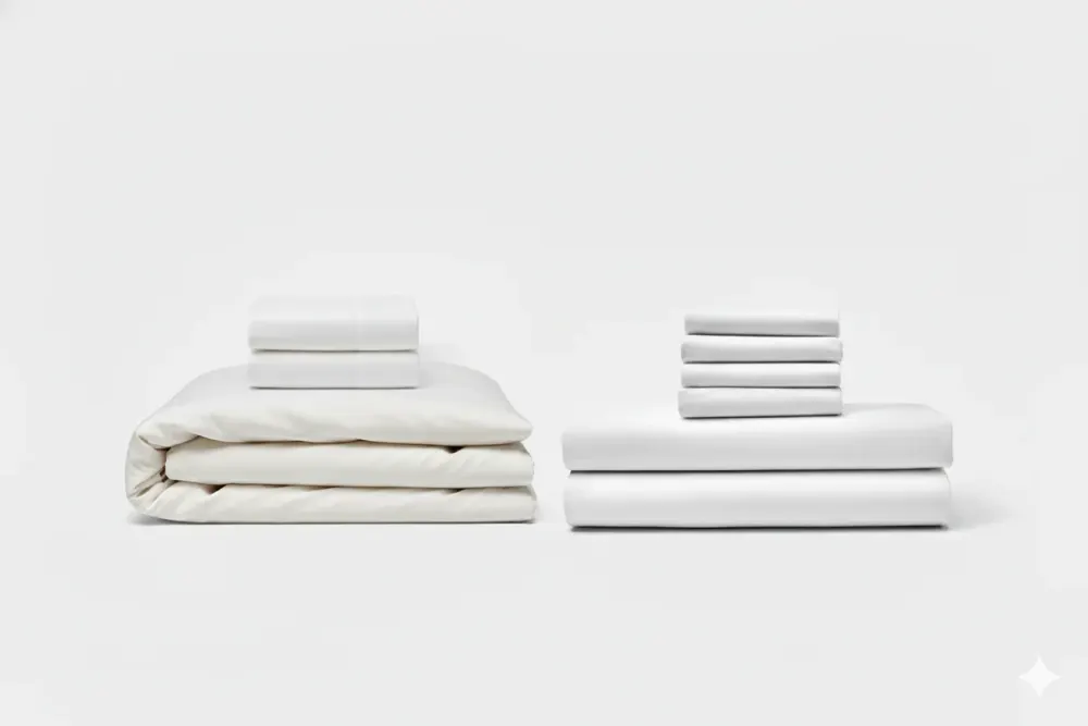 Bed Sheet Set & Duvet Set Bundle from American Blossom Linens