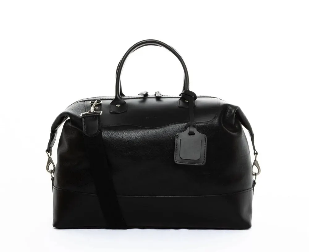 No. 642 Small Carryall - Black Leather from Billykirk