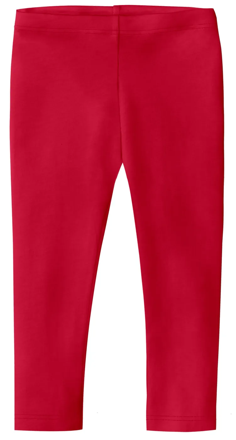 Girls Soft 100% Cotton Capri Leggings from City Threads