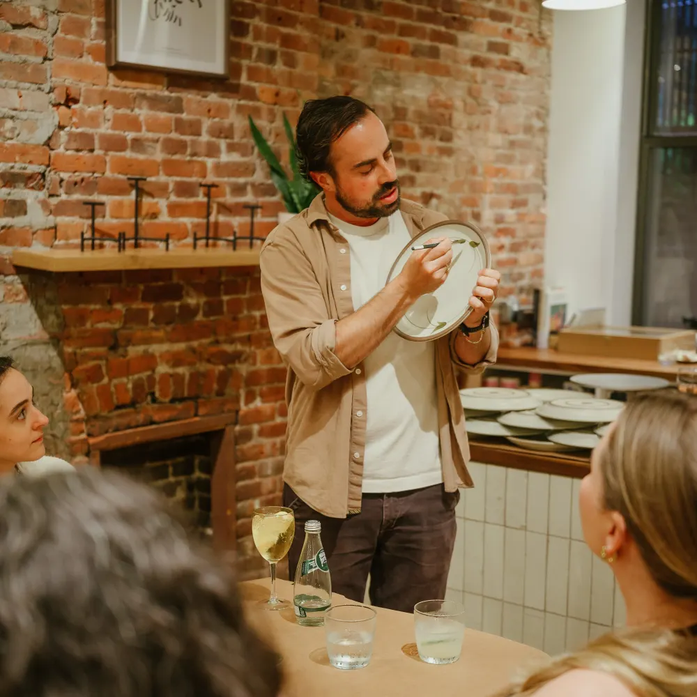 A Hand Painting Workshop with Alex Matisse - Asheville from East Fork Pottery