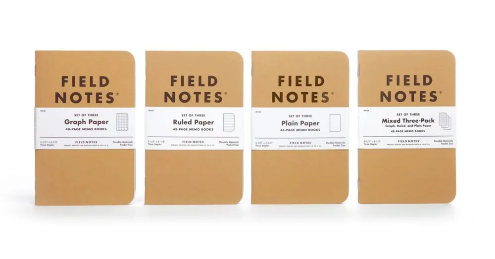 Original Kraft Memo Books (3-Pack) from Field Notes