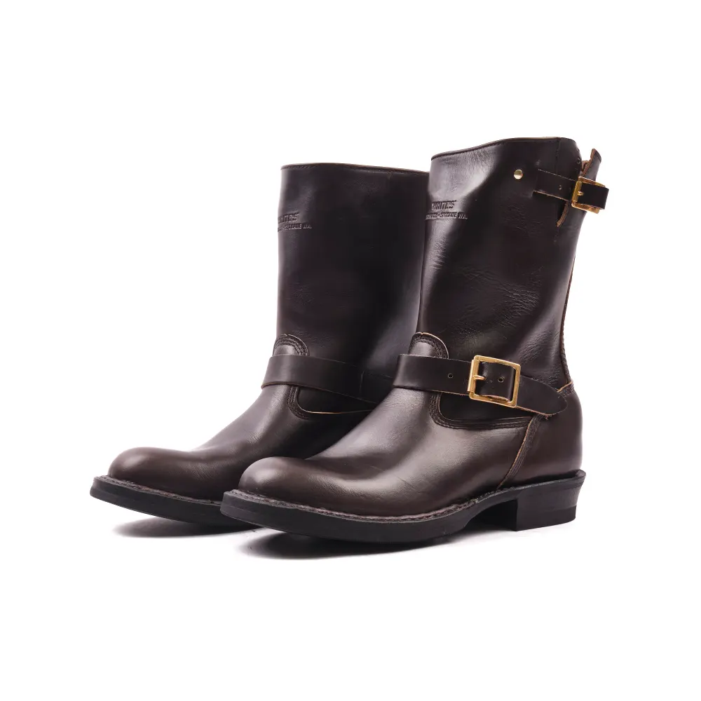 PRE ORDER - FREENOTE CLOTH X WHITE'S BOOTS - GRIZZLY ENGINEER - BLACK BROWN CXL from Freenote Cloth
