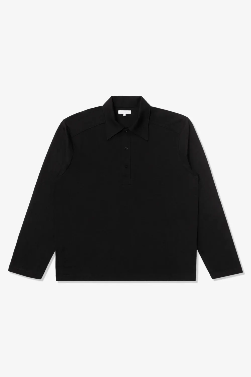 L/S WALTER POLO - BLACK from Lady White Co.