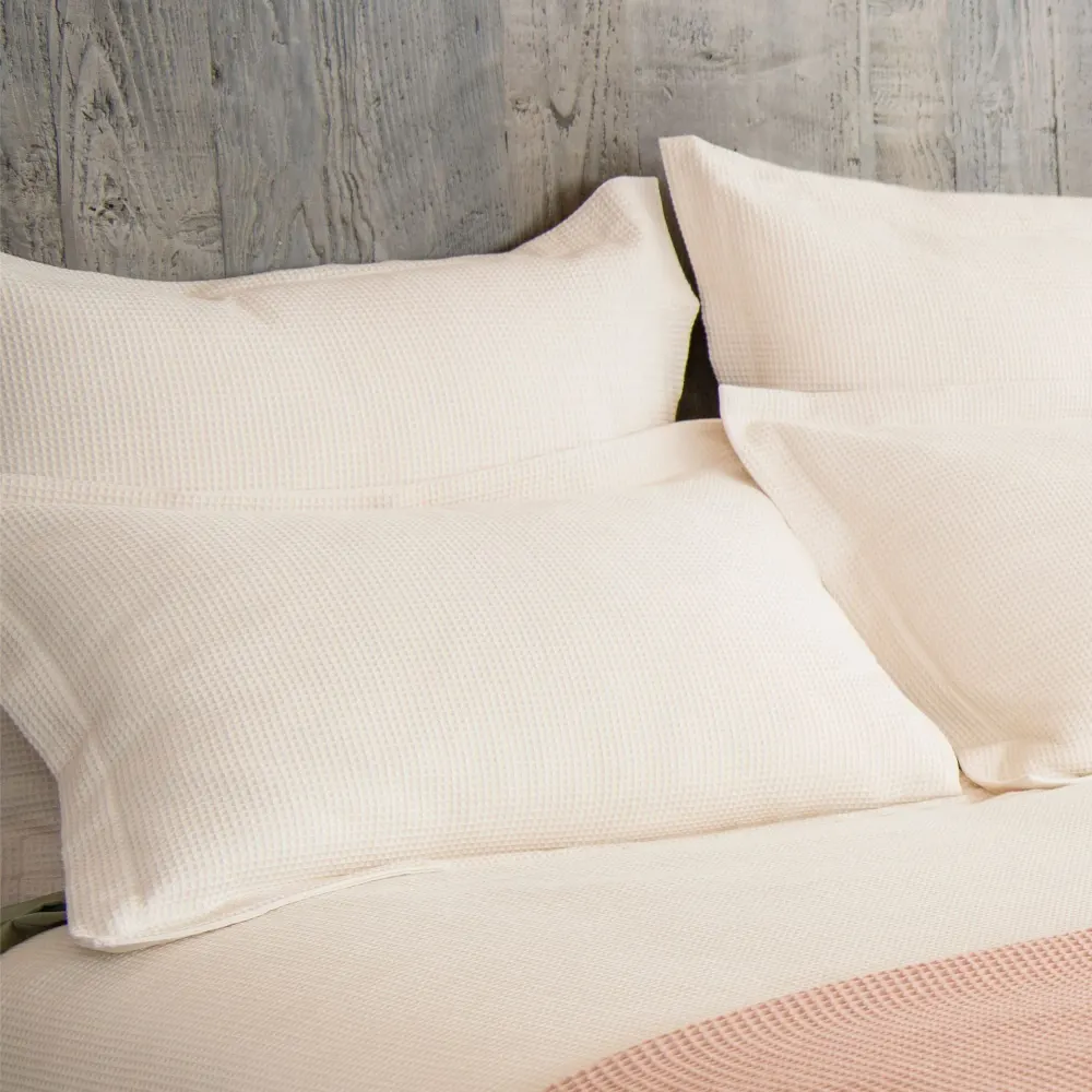 Final Sale! Organic Cotton Waffle Sham Set from Naturepedic