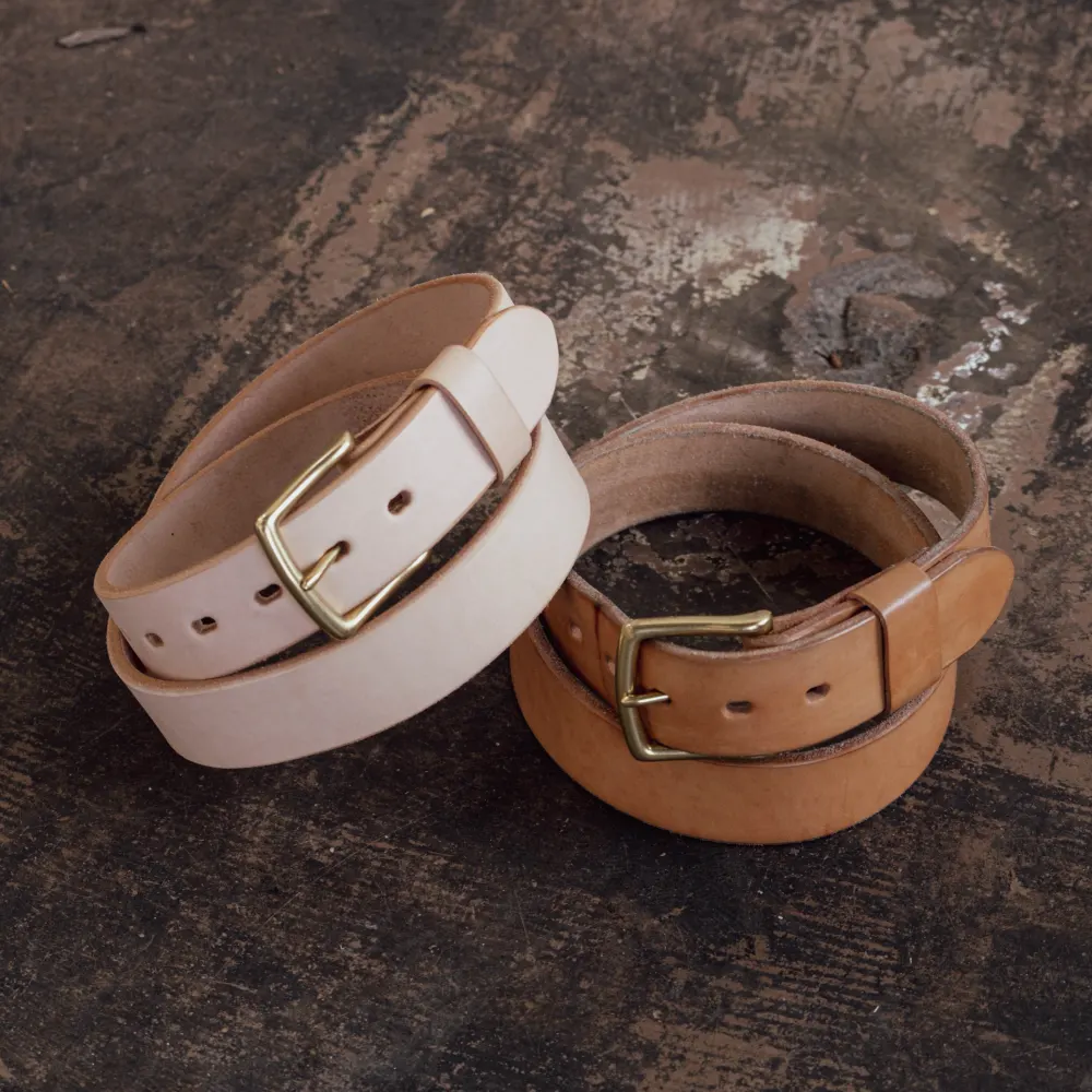 Veg-Tan - Heavy Duty Work Belt from Nicks Handmade Boots