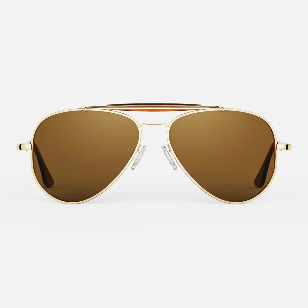Sportsman - 23k Gold & American Tan Lens from Randolph Engineering