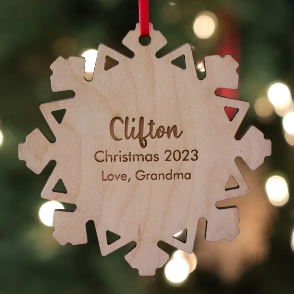 Snowflake Ornament from Smiling Tree Toys