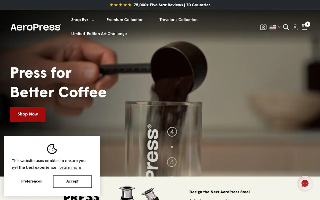 AeroPress website