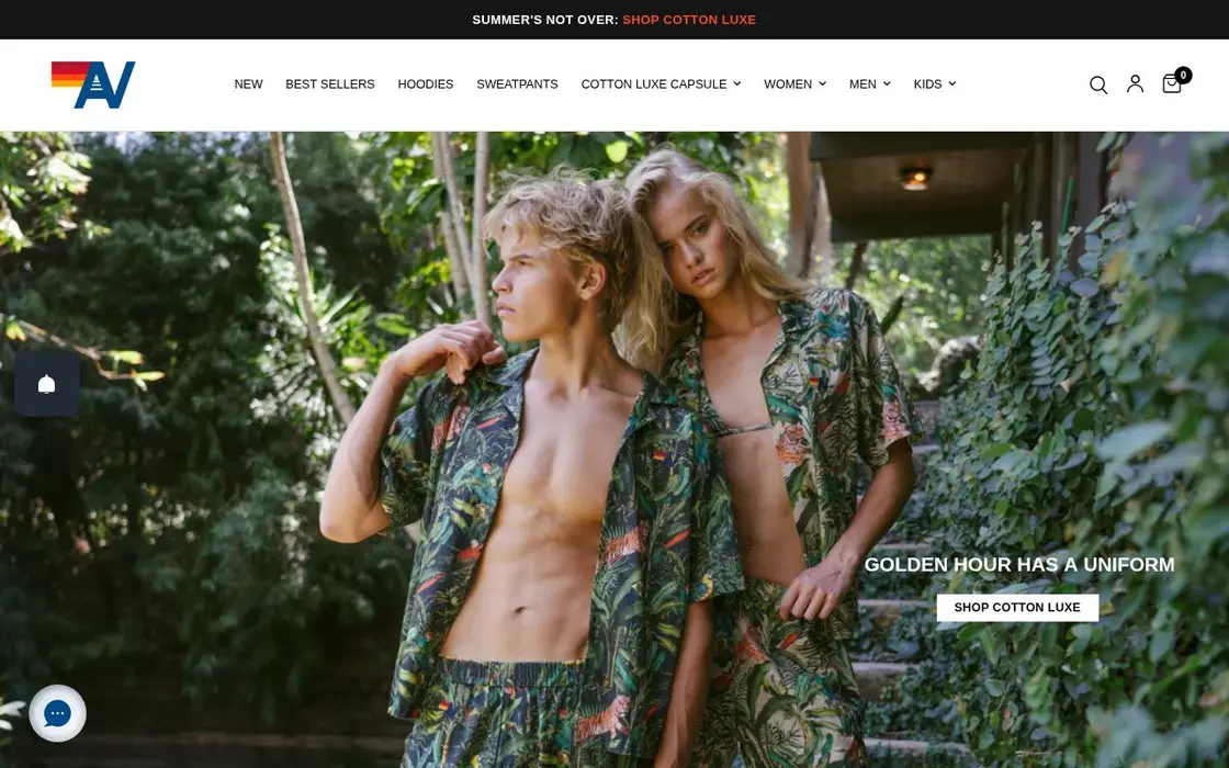 Aviator Nation website