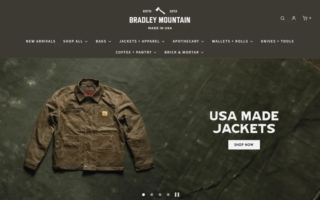 Bradley Mountain website