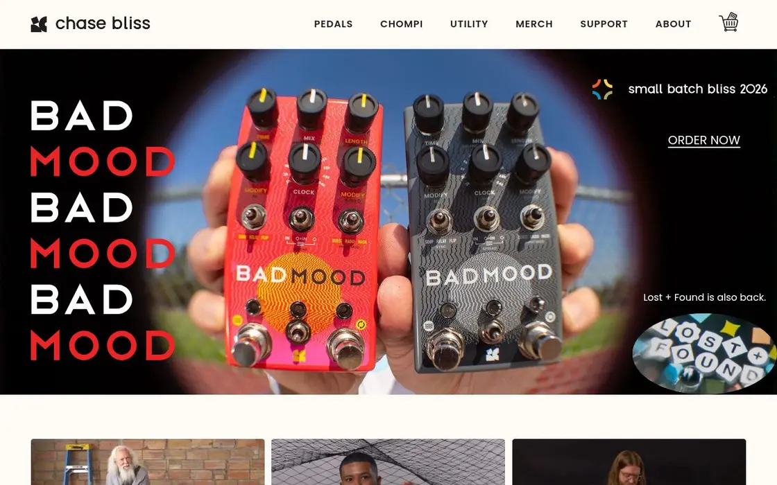 Chase Bliss website
