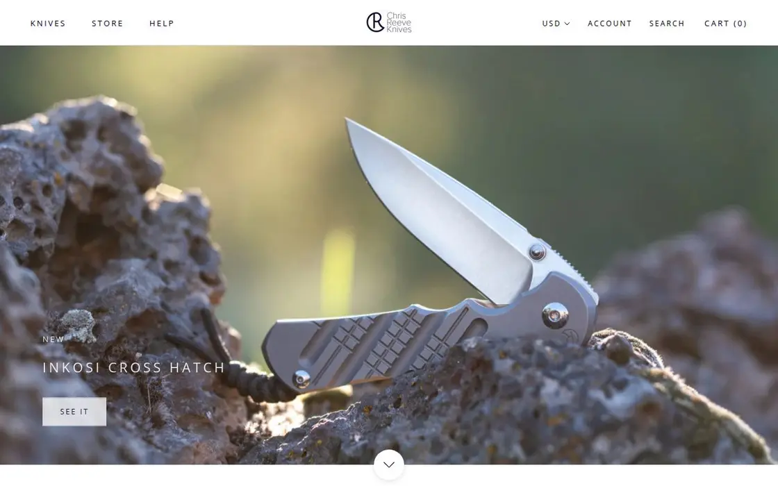 Chris Reeve Knives website