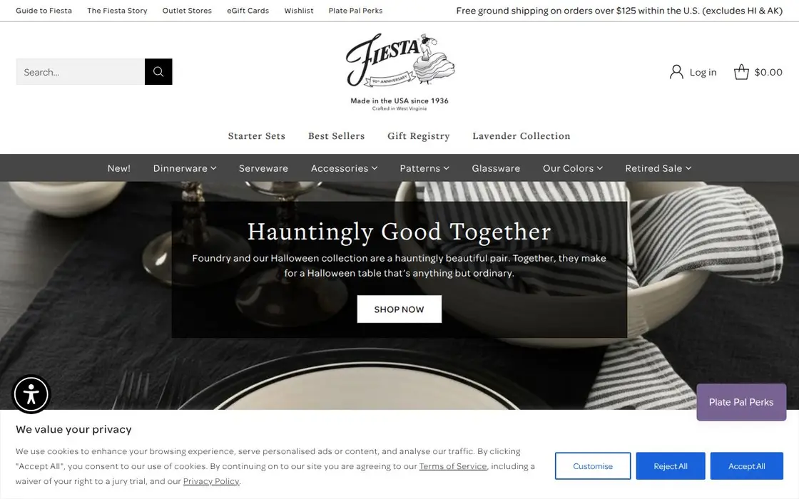 Fiesta Tableware Company website