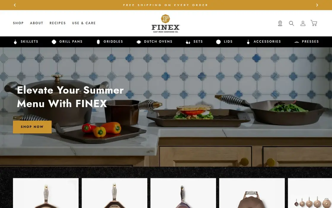 FINEX Cast Iron Co. website