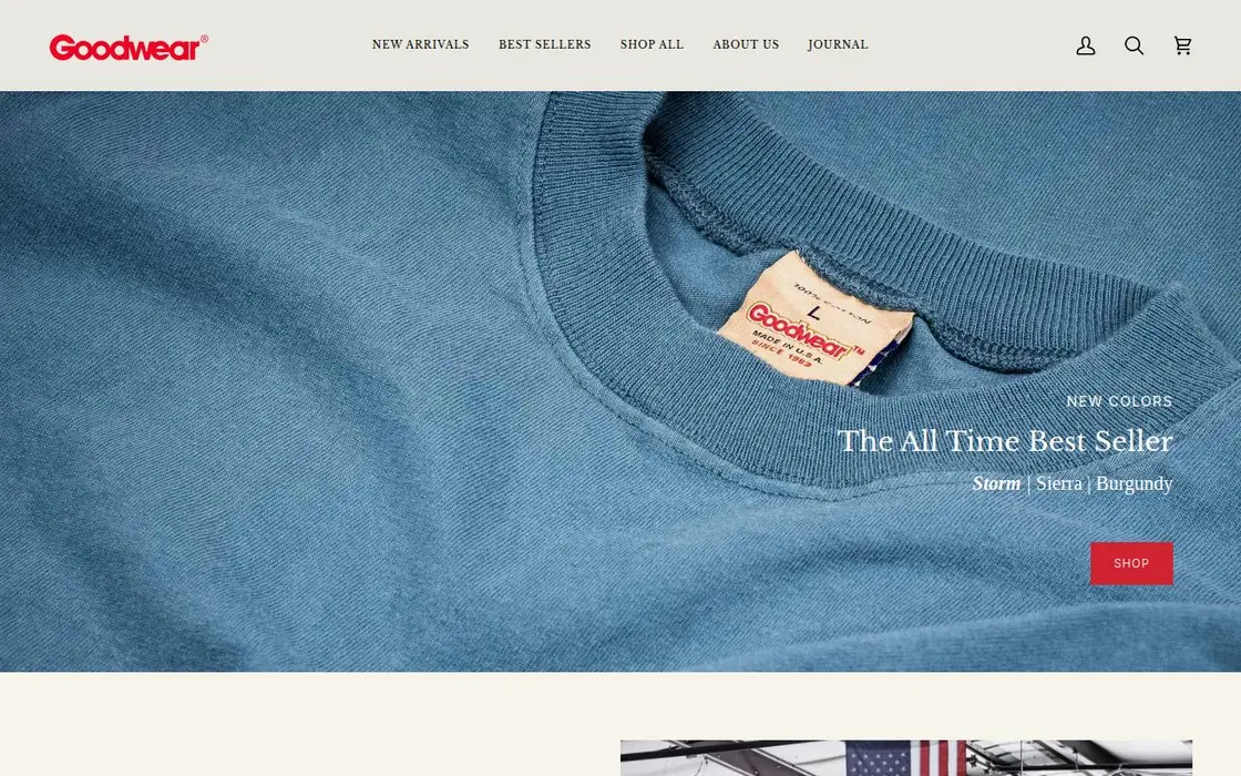 Goodwear USA website