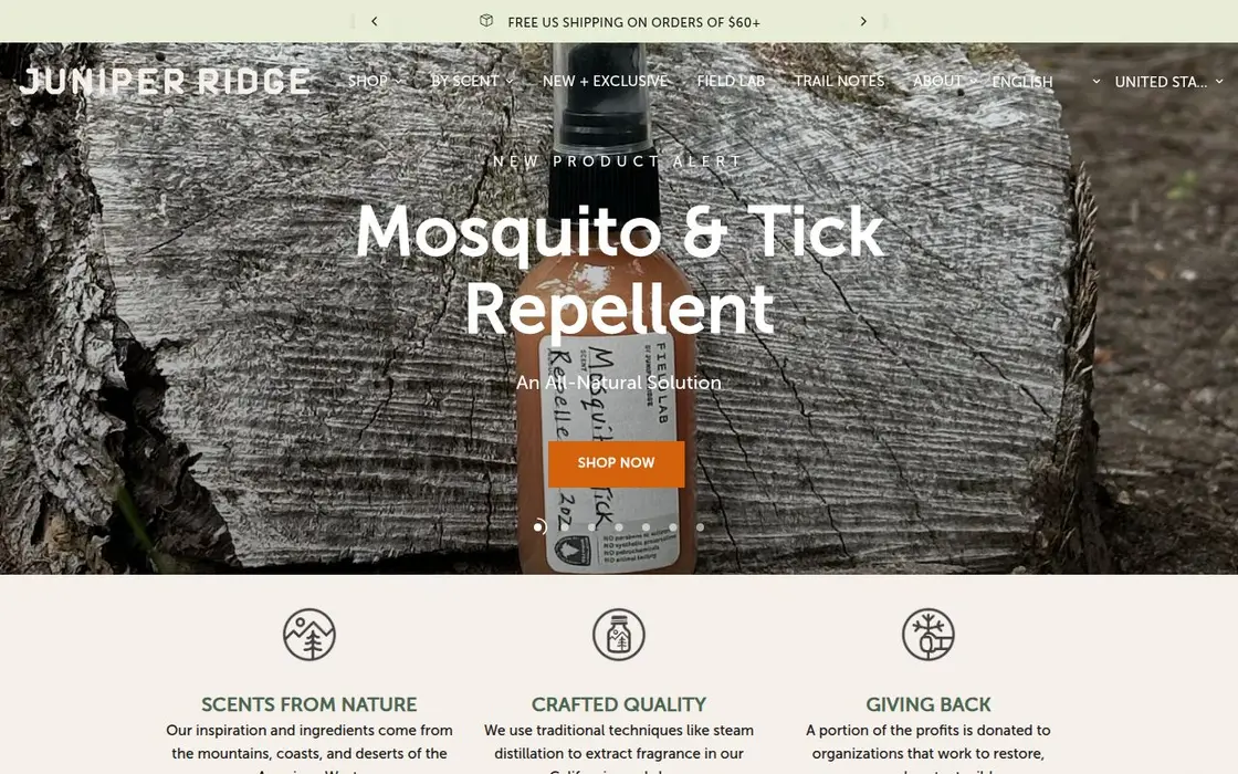 Juniper Ridge website