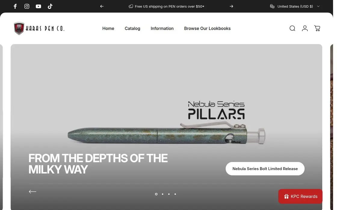 Karas Pen Co. website