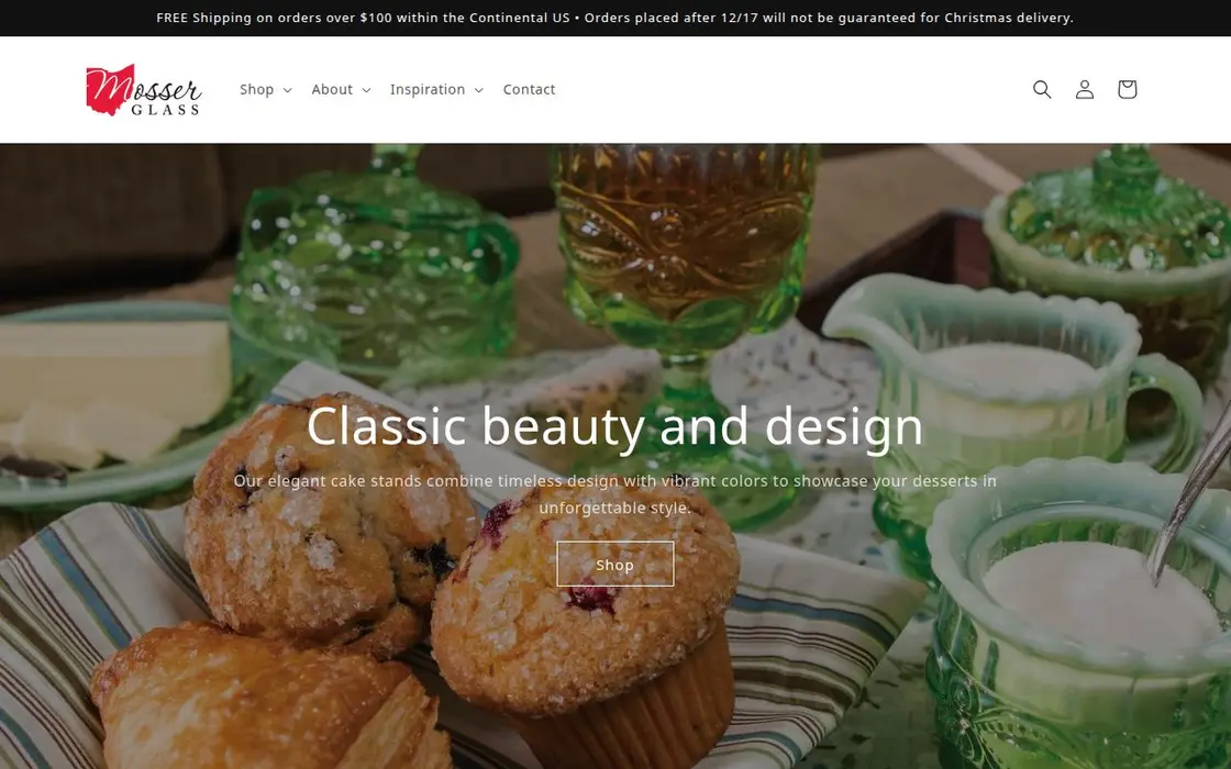 Mosser Glass website