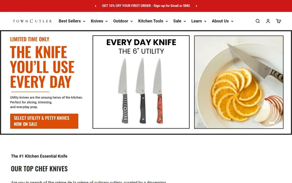 Town Cutler website