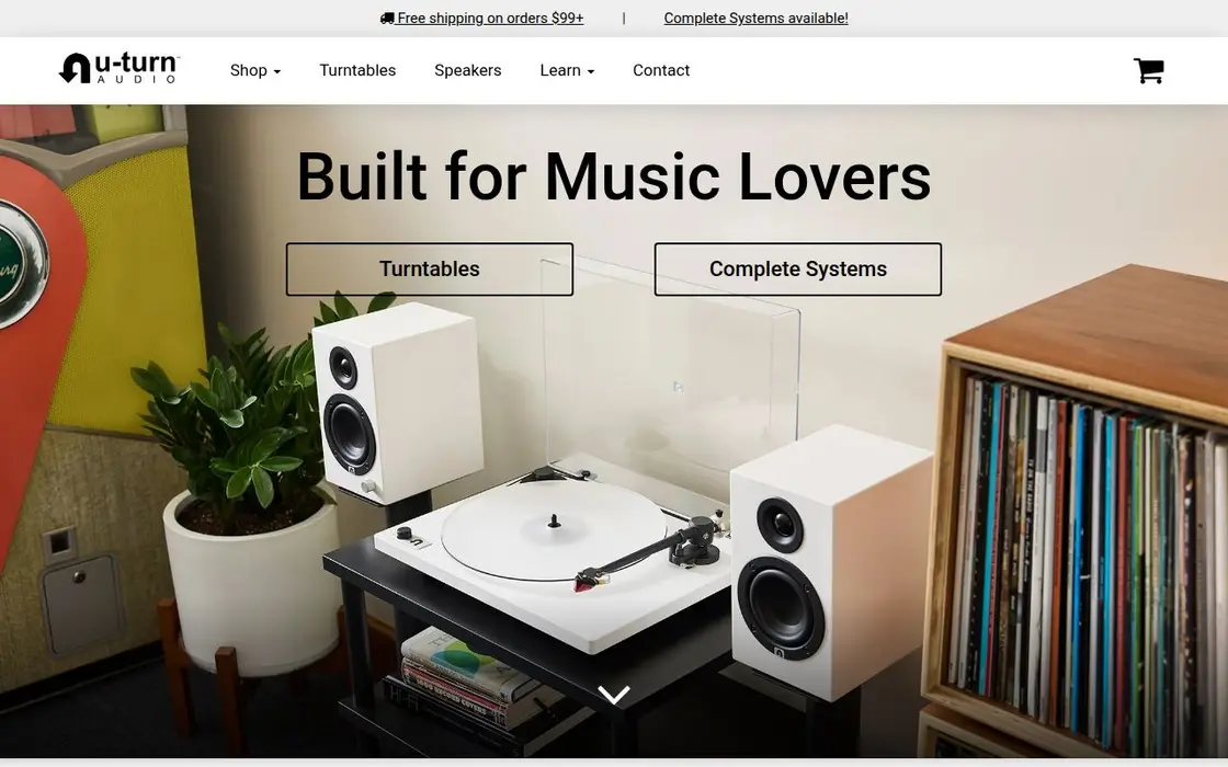 U-Turn Audio website
