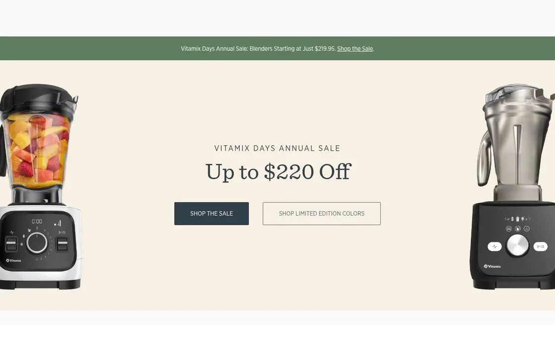 Vitamix website